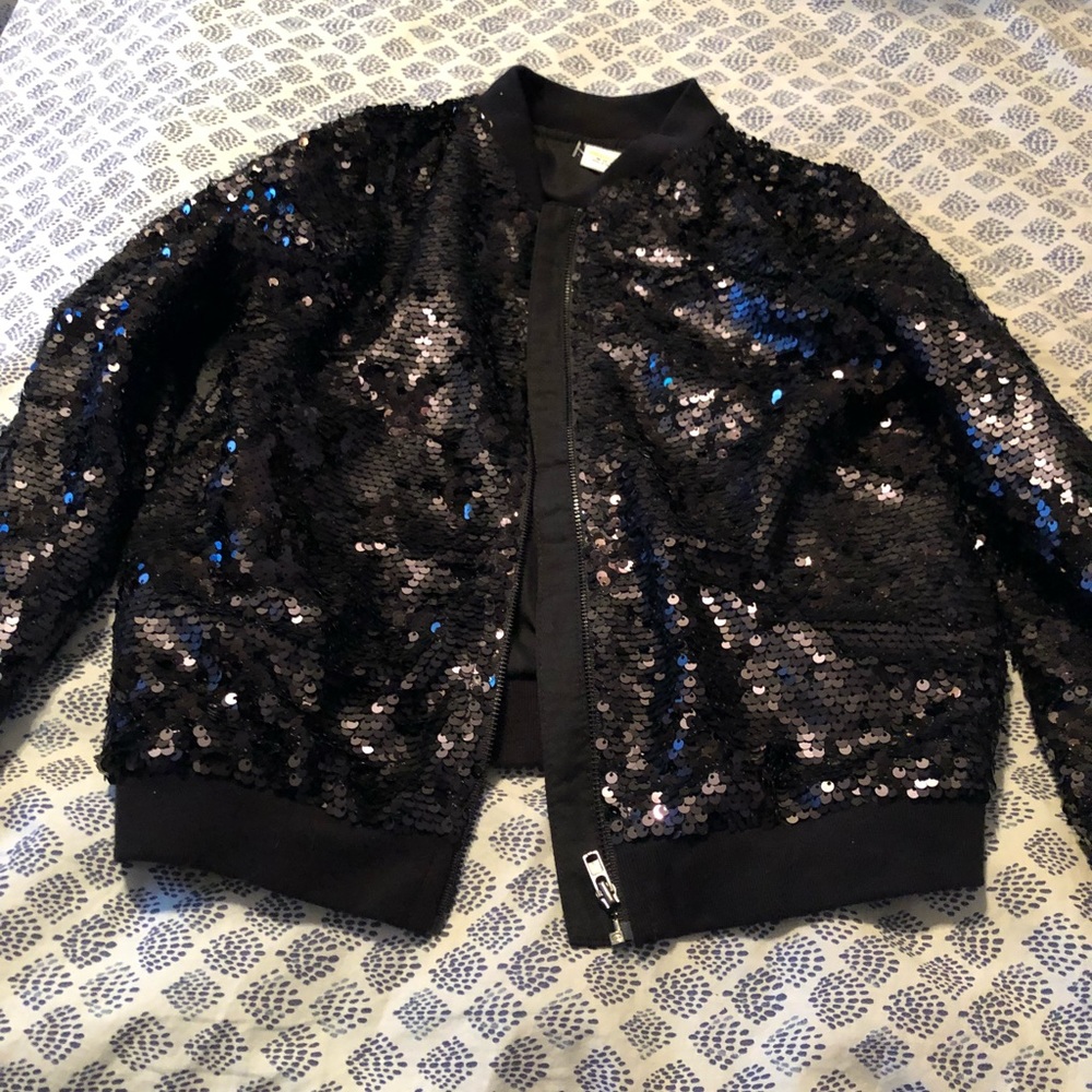 Black sparkle jacket